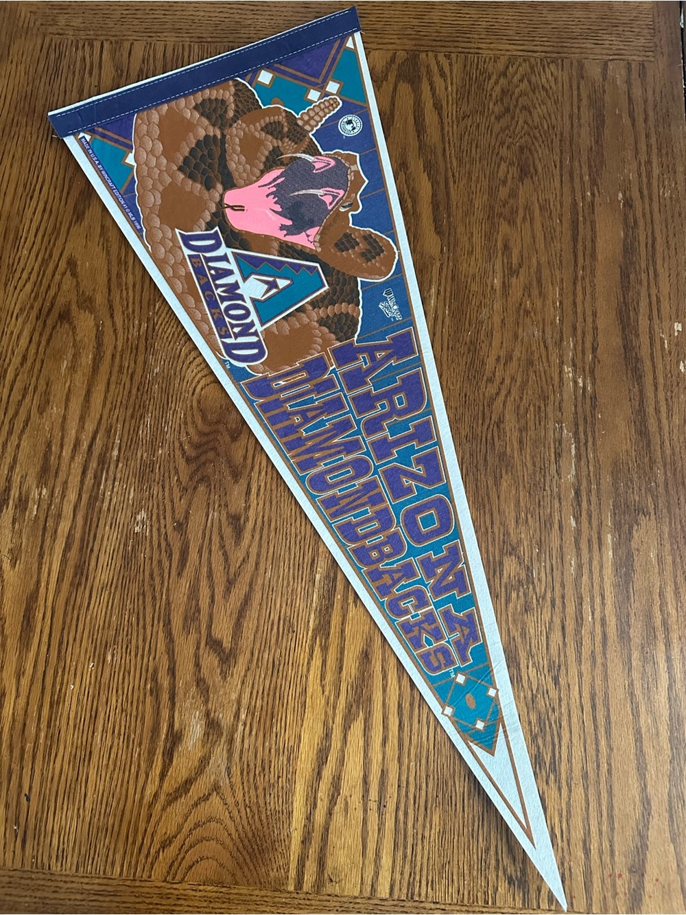 Vintage Arizona Diamondbacks felt pennant